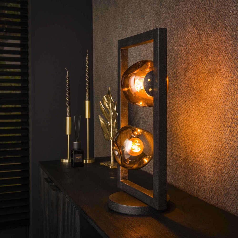 Stellar Lampada da tavolo Antracite, 2-Luci main product photo