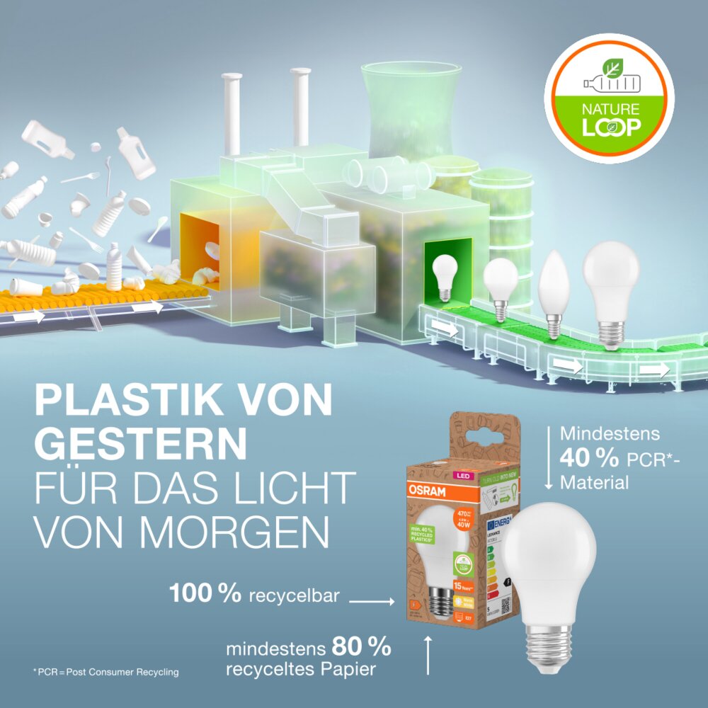 Illuminazione Osram E14 4.9 Watt Bianco caldo 470 Lumen