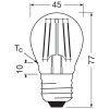 Illuminazione Osram E27 1.2 Watt bianco neutro 255 Lumen