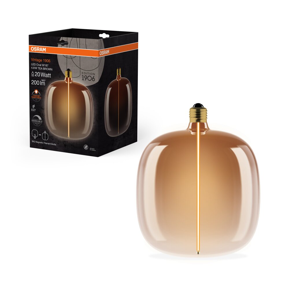 Illuminazione Osram E27 4.8 Watt Bianco caldo dimmerabile 200 Lumen main product photo