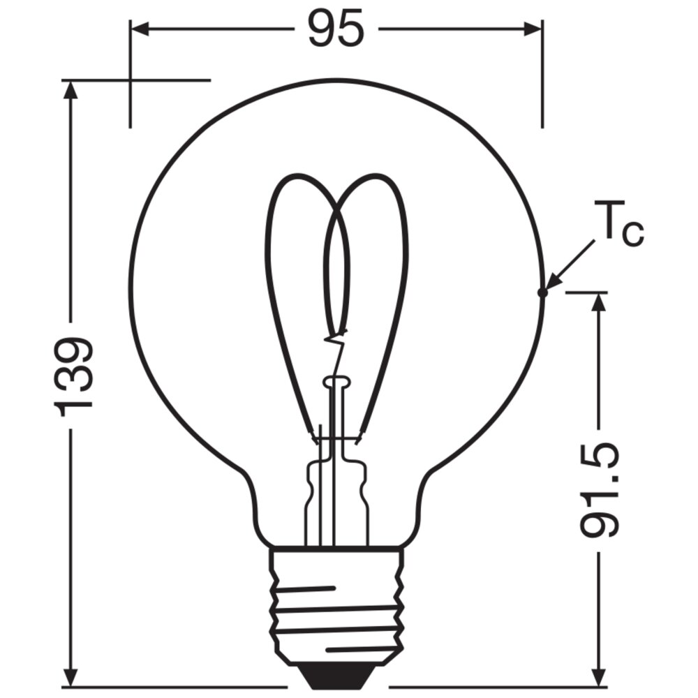 Illuminazione Osram E27 7.2 Watt Bianco caldo dimmerabile 806 Lumen