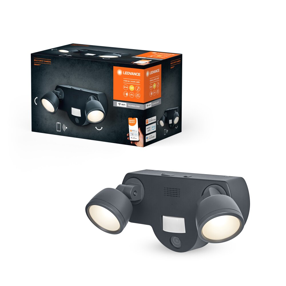 Illuminazione Ledvance WIF Lampada da parete per esterno LED Grigio, 1-Luce main product photo