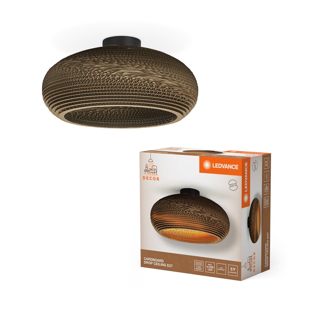 Illuminazione Ledvance DECOR Applique e plafoniera Marrone, 1-Luce main product photo