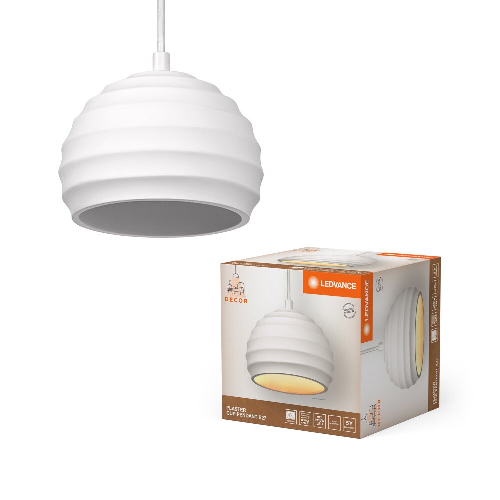 Illuminazione Ledvance DECOR Applique e plafoniera Bianco, 1-Luce main product photo