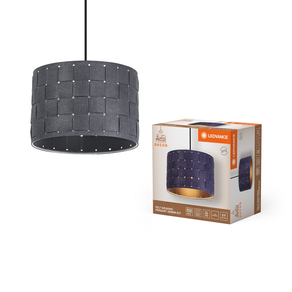Illuminazione Ledvance DECOR Applique e plafoniera Grigio, 1-Luce main product photo