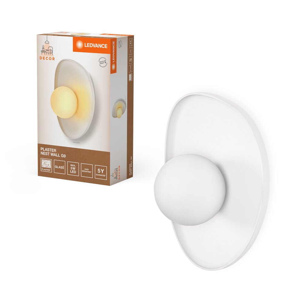 Illuminazione Ledvance DECOR Applique e plafoniera Bianco, 1-Luce main product photo