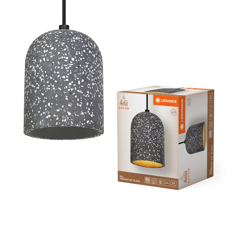 Illuminazione Ledvance DECOR Applique e plafoniera Nero, 1-Luce main product photo