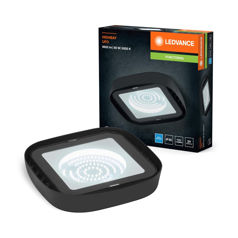 Illuminazione Ledvance HIGHBAY Applique e plafoniera LED Nero, 1-Luce main product photo