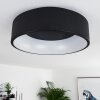 Kampal Plafoniera LED Nero, 1-Luce