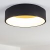 Kampal Plafoniera LED Nero, 1-Luce