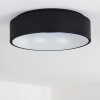 Kampal Plafoniera LED Nero, 1-Luce