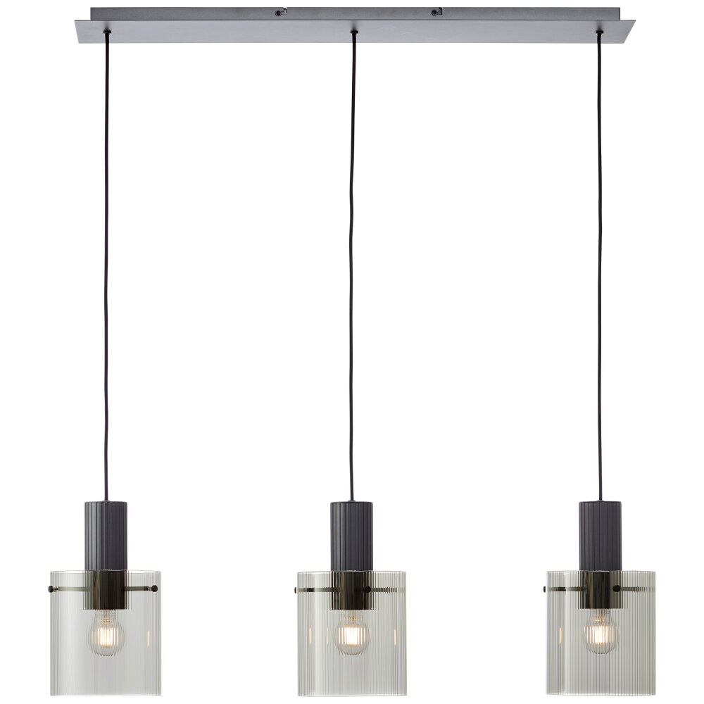 Illuminazione Brilliant Riffelini Lampada a sospensione Nero, 3-Luci main product photo