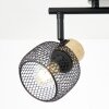 Illuminazione Brilliant Giada Faretto da soffitto Nero, 2-Luci