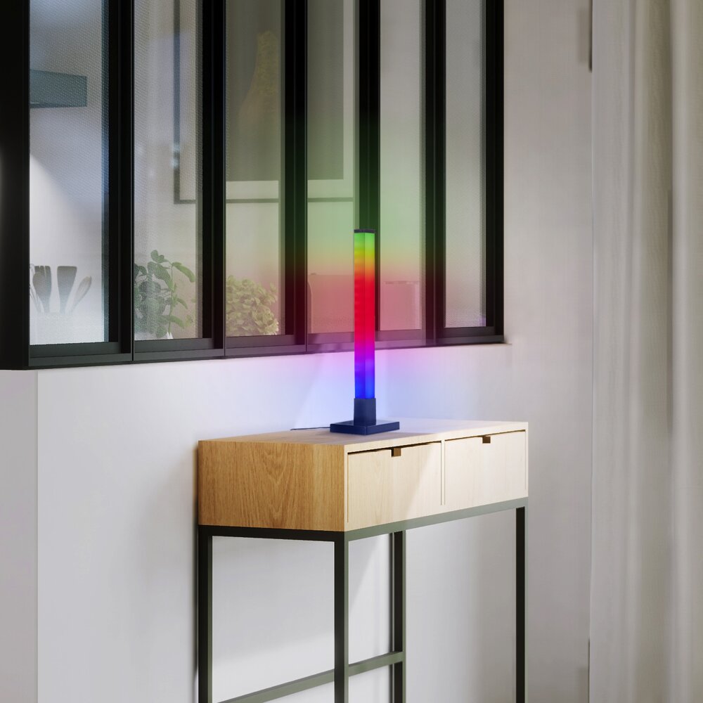Illuminazione Brilliant Neele Lampada da tavolo LED Nero, 1-Luce, Telecomando main product photo