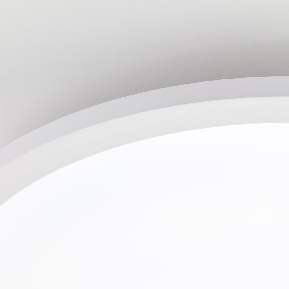 Illuminazione Brilliant Briston Plafoniera LED Bianco, 1-Luce