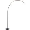 Illuminazione Brilliant Bow Lampada da terra, Lampade ad arco LED Nero, 1-Luce