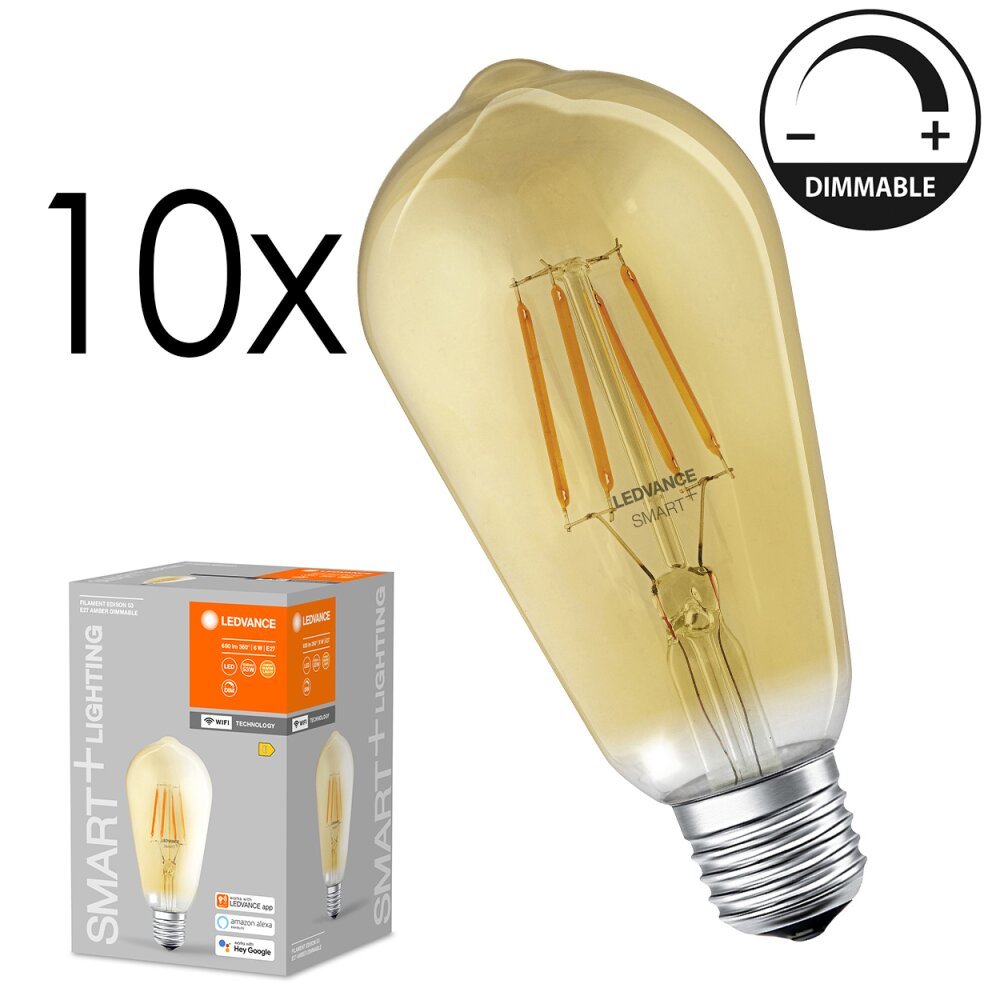 E27 LED 6 Watt Bianco caldo dimmerabile 680 Lumen main product photo