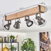 Pehefito Plafoniera, Faretto da soffitto Grigio, Écru, 4-Luci