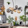 Chehalis Lampadario a sospensione, Lampada a sfera, Lampada a sospensione Ambrato, Grigio fumo, 8-Luci