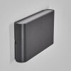Gamas Lampada da parete per esterno, Illuminazione bagno, Lampade Up & Down, Applique Antracite, 1-Luce