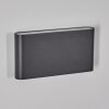 Gamas Lampada da parete per esterno, Illuminazione bagno, Lampade Up & Down, Applique Antracite, 1-Luce