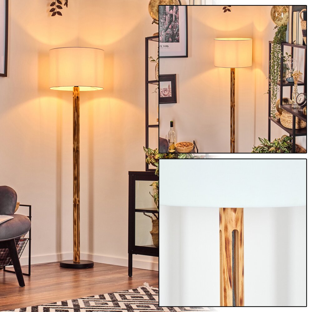 Bassagoda Lampada da terra Écru, Nero, 1-Luce main product photo