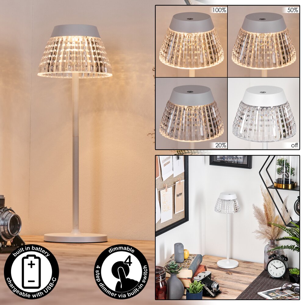 Macos Lampada da scrivania, Lampada da tavolo, Lampada da letture LED Bianco, 1-Luce main product photo