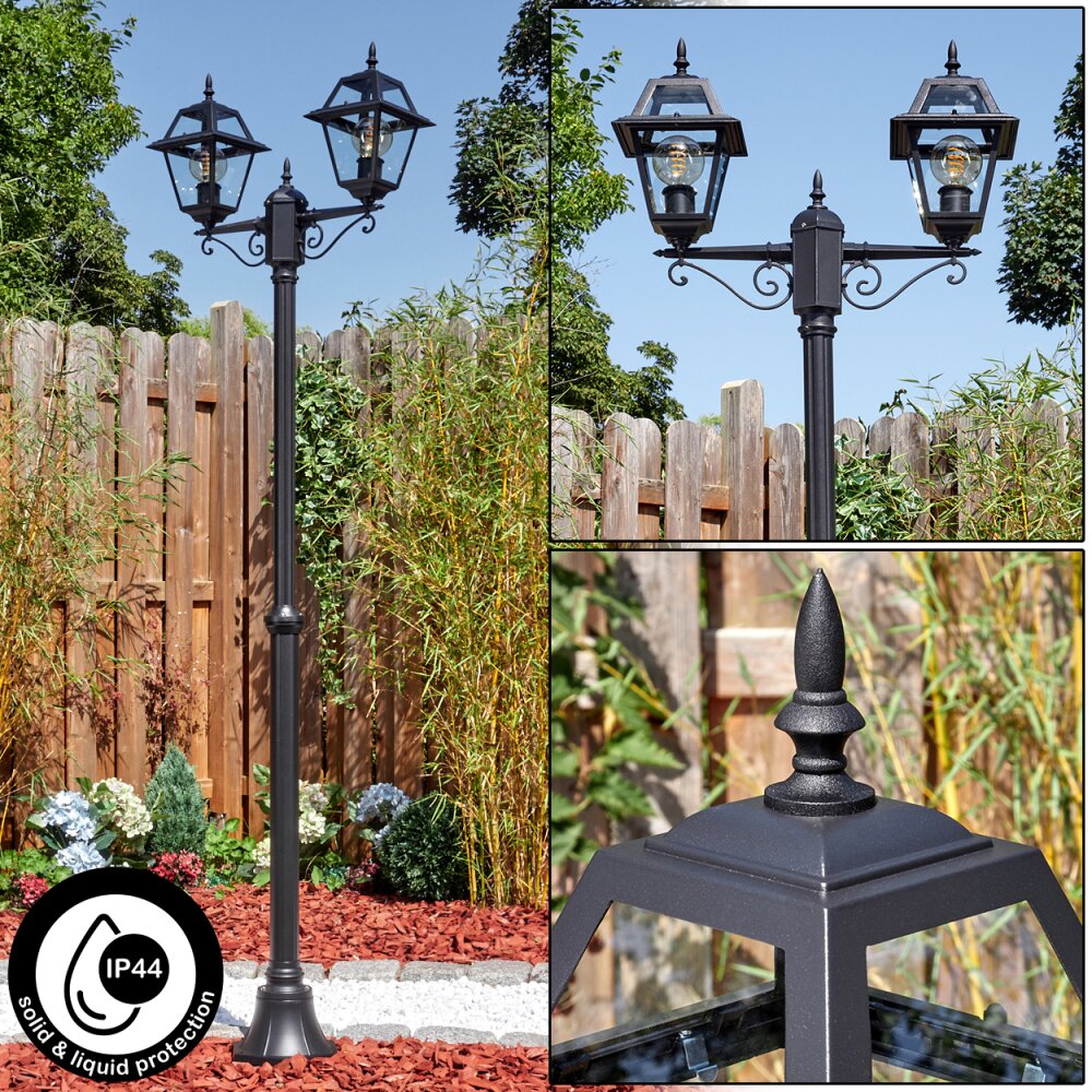 Fornelos Illuminazione esterna, Lampione multibraccia, Illuminazione viale Nero, 2-Luci main product photo