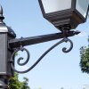 Fornelos Illuminazione esterna, Lampione multibraccia, Illuminazione viale Nero, 2-Luci