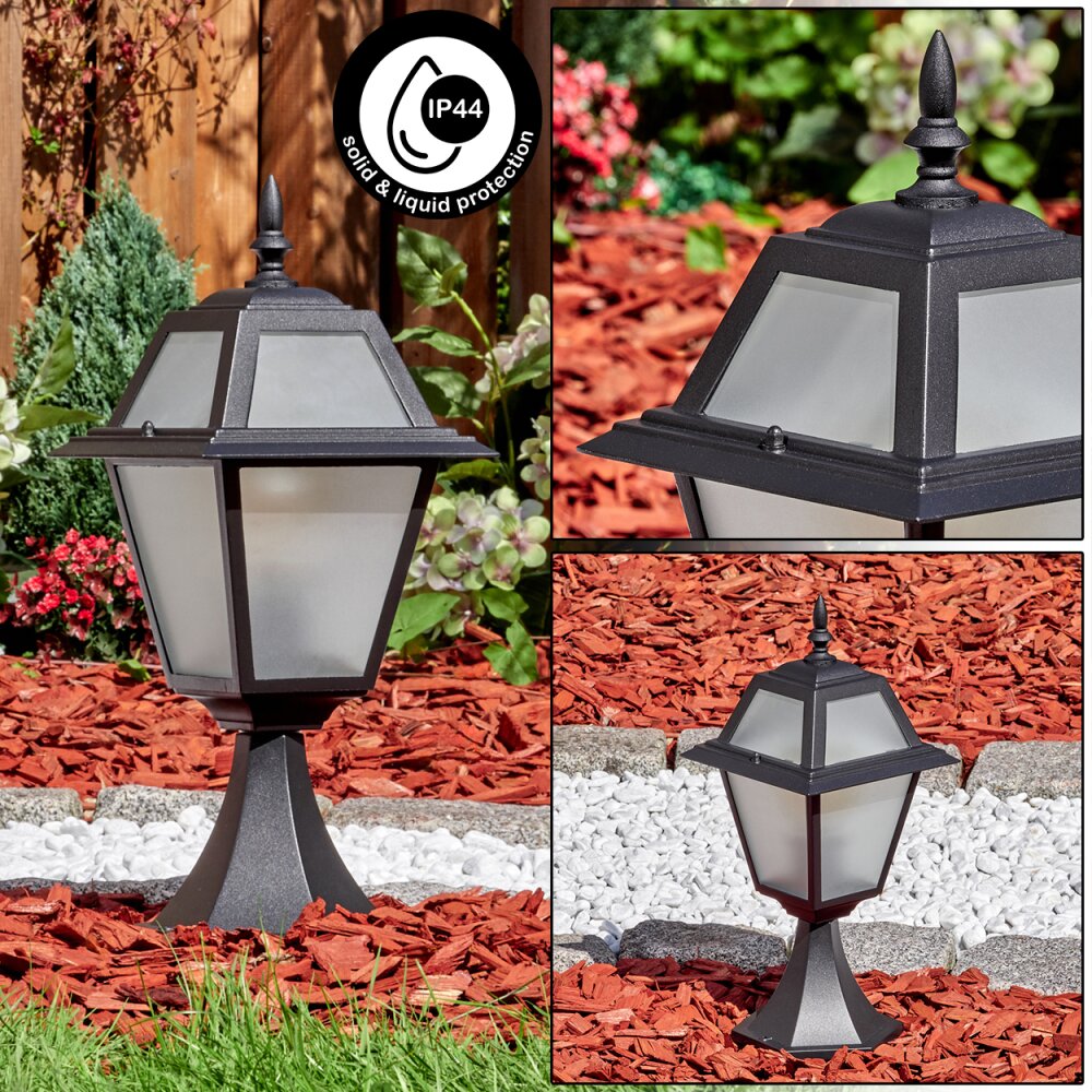 Fornelos Illuminazione esterna, Lampada con piedistallo, Illuminazione viale Nero, 1-Luce main product photo