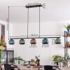 Koyoto Lampadario a sospensione, Lampada a sfera, Lampada a sospensione Blu, Verde, Ramato, 5-Luci