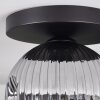 Ripoll Plafoniera, Lampada a sfera Grigio fumo, 1-Luce