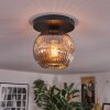 Ripoll Plafoniera, Lampada a sfera Grigio fumo, 1-Luce