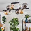 Gastor Plafoniera, Lampada a sfera Ambrato, Chiaro, Grigio fumo, 8-Luci