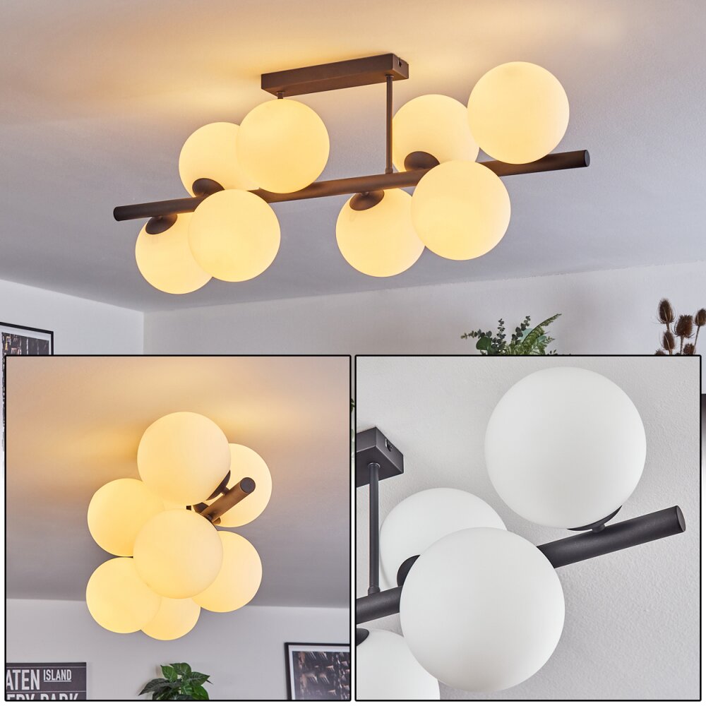 Gastor Plafoniera, Lampada a sfera Bianco, 8-Luci main product photo
