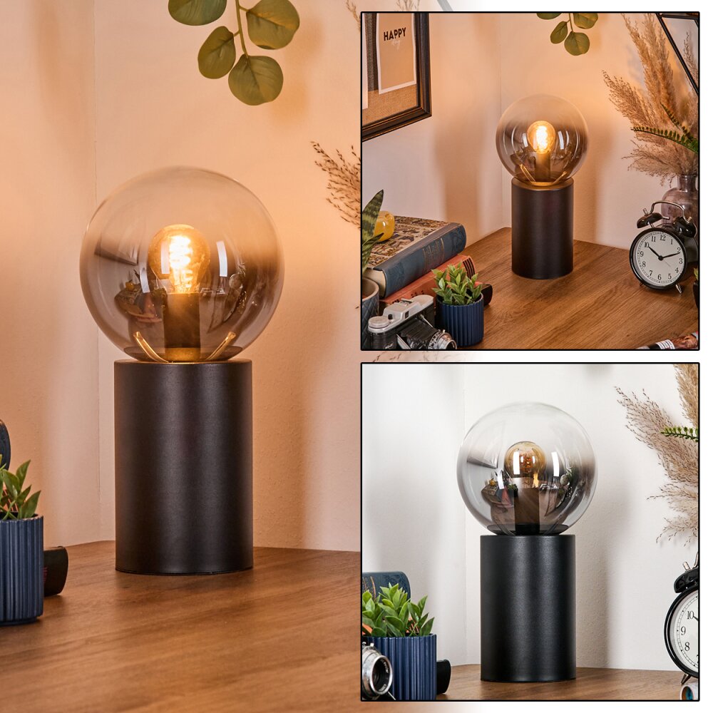 Gastor Lampada a sfera, Lampada da scrivania, Lampada da tavolo Chiaro, Grigio fumo, 1-Luce main product photo