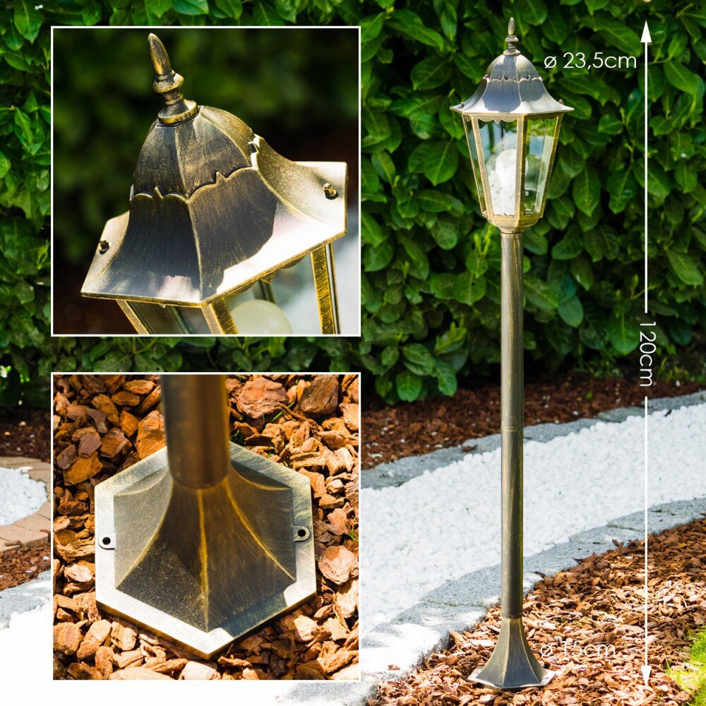Hongkong lampada da terra da esterno Bronzo, Oro, 1-Luce main product photo