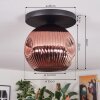 Ripoll Plafoniera, Lampada a sfera Ramato, 1-Luce