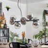 Gastor Lampadario a sospensione, Lampada a sfera, Lampada a sospensione Chiaro, Grigio fumo, 8-Luci