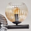 Koyoto Plafoniera, Lampada a sfera Ambrato, Chiaro, Grigio fumo, 8-Luci