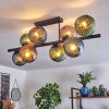 Koyoto Plafoniera, Lampada a sfera Blu, Verde, Ramato, 8-Luci