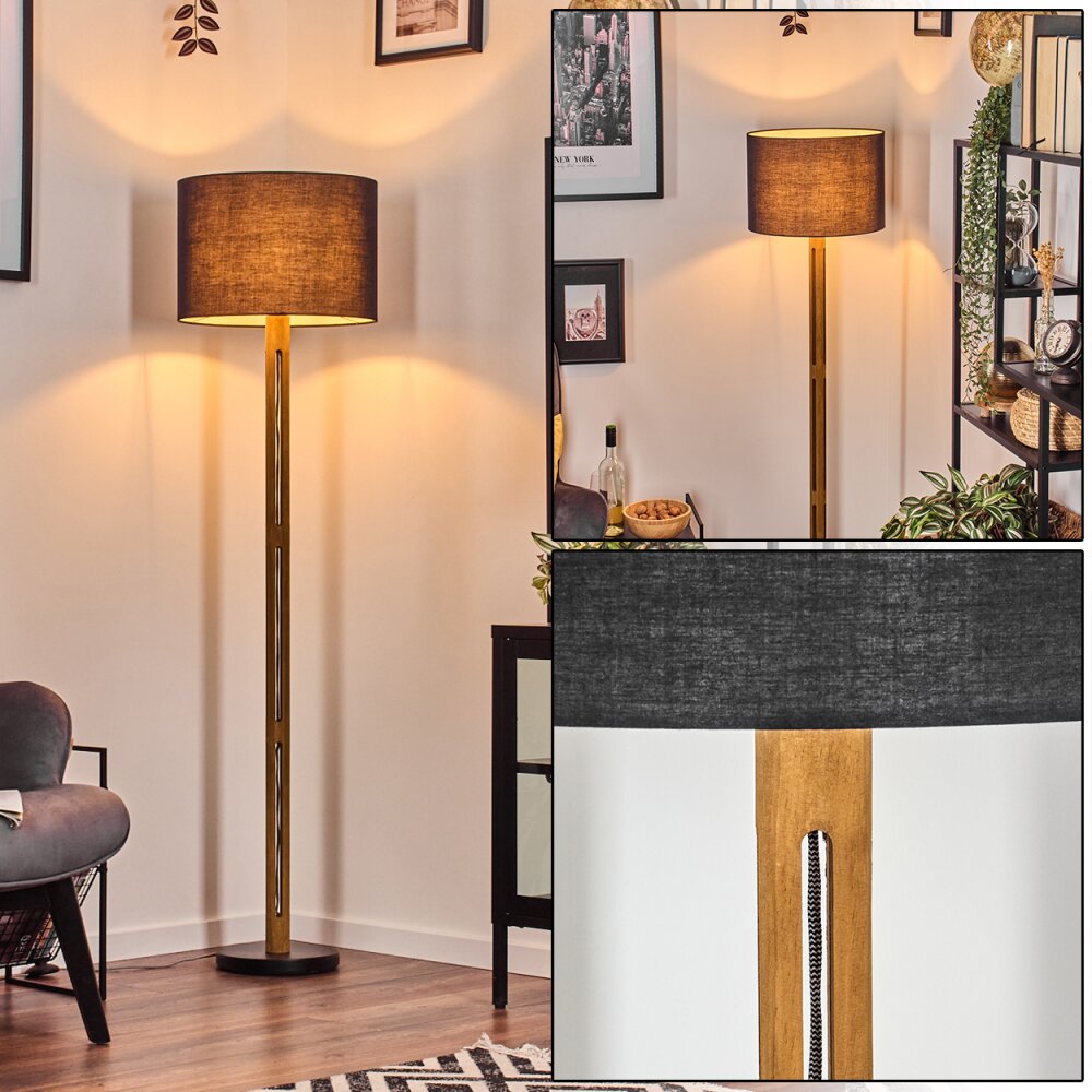 Bassagoda Lampada da terra Écru, Nero, 1-Luce main product photo