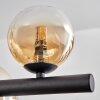 Chehalis Lampadario a sospensione, Lampada a sfera, Lampada a sospensione Ambrato, Chiaro, 10-Luci