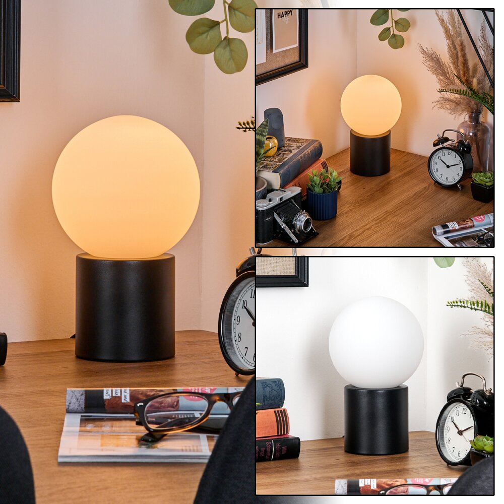 Gastor Lampada a sfera, Lampada da scrivania, Lampada da tavolo 15 cm Bianco, 1-Luce main product photo