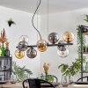 Gastor Lampadario a sospensione, Lampada a sfera, Lampada a sospensione Ambrato, Chiaro, Grigio fumo, 10-Luci