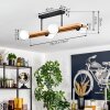 Chehalis Plafoniera, Lampada a sfera Écru, Nero, 4-Luci