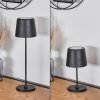 Belece Lampada da tavolo per esterno, Lampada da tavolo LED Nero, 1-Luce