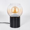 Koyoto Lampada a sfera, Lampada da scrivania, Lampada da tavolo Ambrato, Chiaro, 1-Luce