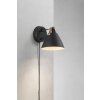 Design For The People by Nordlux Strap Applique Nero, 1-Luce