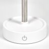 Amien Lampada da tavolo per esterno, Lampada da tavolo LED Argento, Bianco, 1-Luce